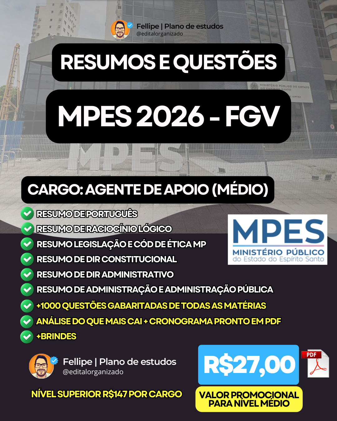 RESUMO MPES 2026